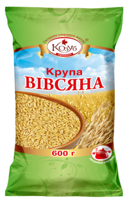 Крупа вівсяна Козуб продукт 600 г